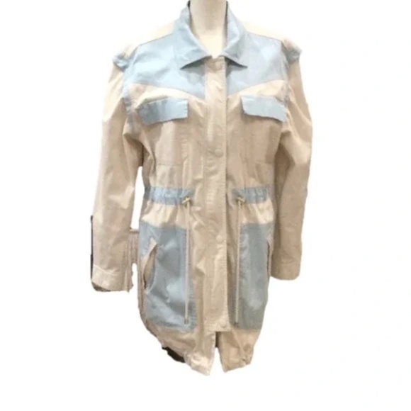 Anthropologie Catelyn Colorblocked Utility Anorak Jacket, Size Medium - Picture 14 of 14